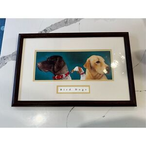 Bird Dogs by Will Bullas Matted & Framed 14x22
